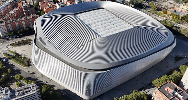 Fachada Santiago Bernabéu