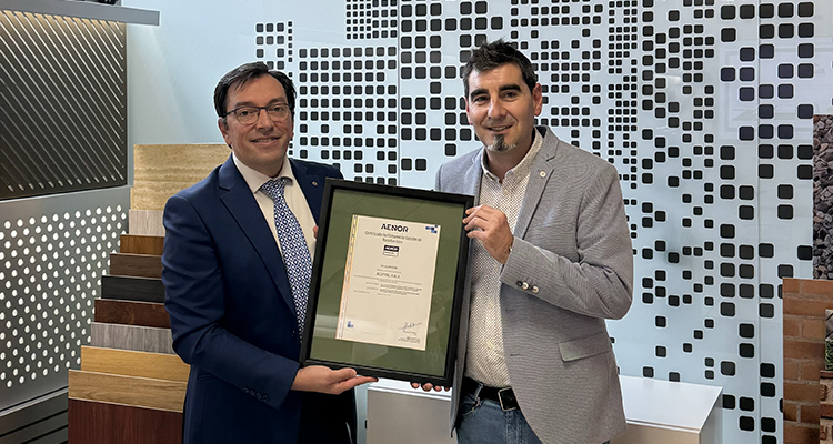 Alucoil obtiene el certificado ´Residuo Cero´ con una valoración del 98.83%