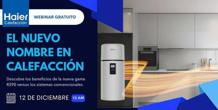 Curso online sobre Tecnología Haier con refrigerante R-290: el nuevo nombre en calefacción